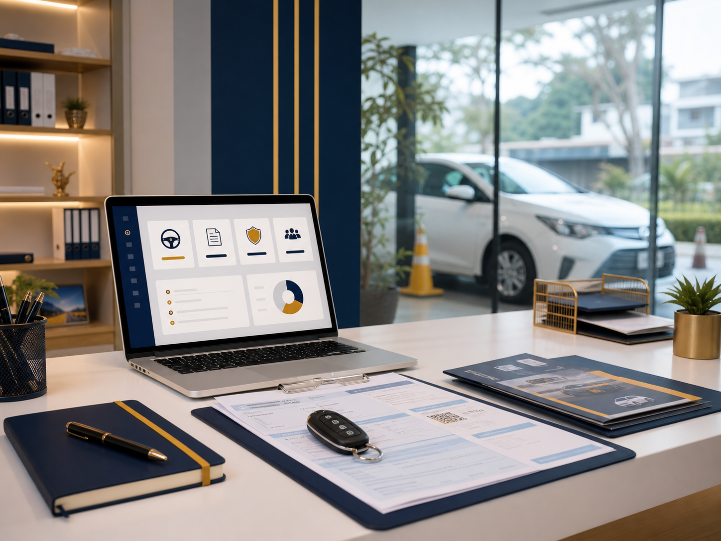 Driving school, RTO, insurance and eSeva service centre